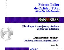 Primer Taller de Calidad Total